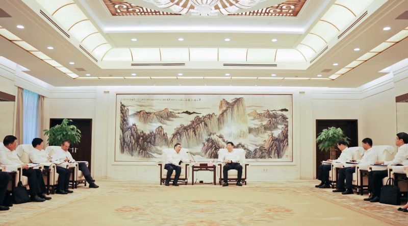 中國(guó)能建黨委書記、董事長(zhǎng)宋海良拜會(huì)陜西省省長(zhǎng)趙剛