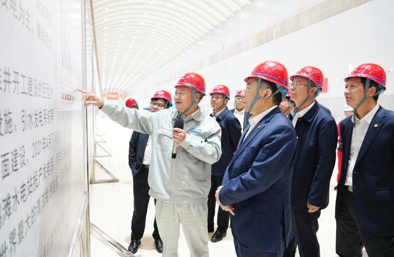 中國能建黨委書記、董事長宋海良赴白鶴灘水電站調(diào)研
