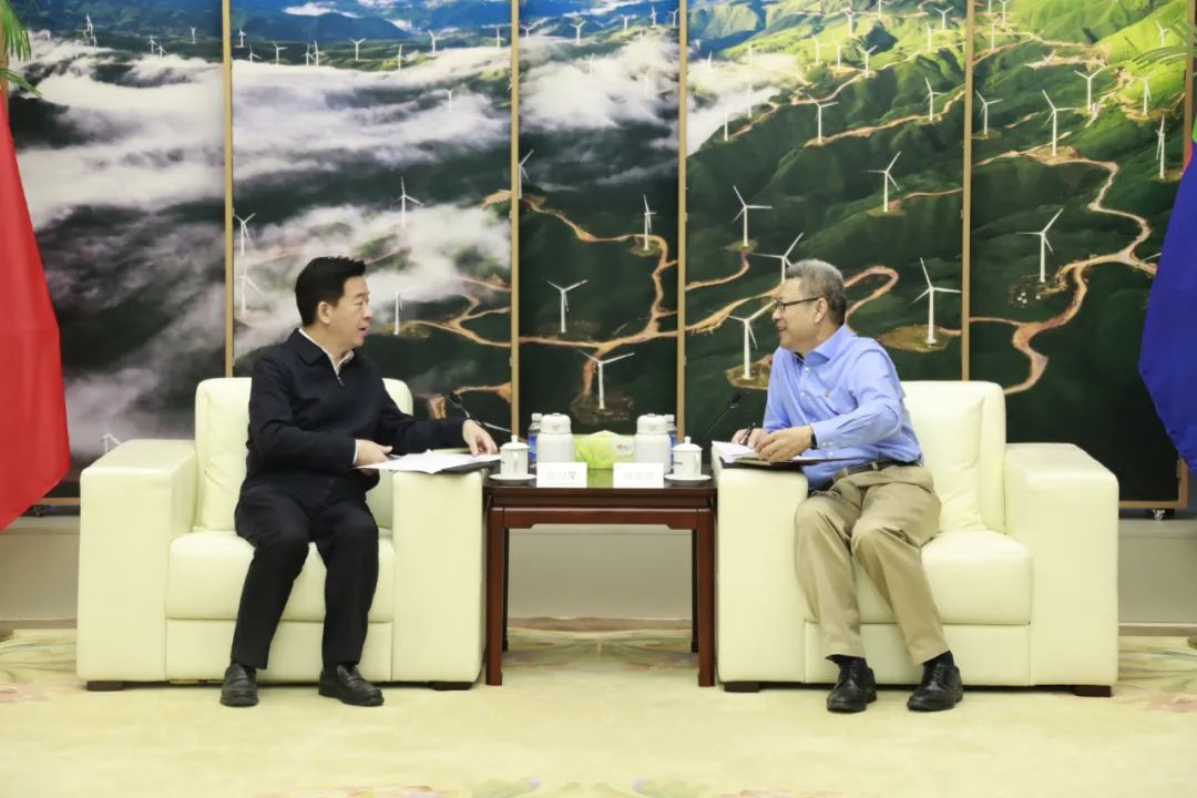 國家電投黨組書記、董事長錢智民會(huì)見廣東省韶關(guān)市委書記陳少榮