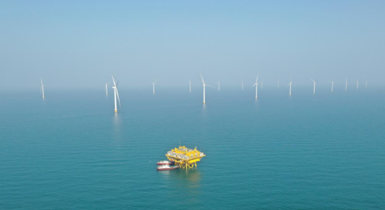 山東首個(gè)百萬千瓦級(jí)海風(fēng)基地！國(guó)家電投半島南U1一期并網(wǎng)發(fā)電