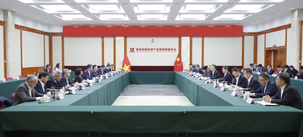 國務(wù)院國資委副主任茍坪會(huì)見越南國資委副主席阮景全