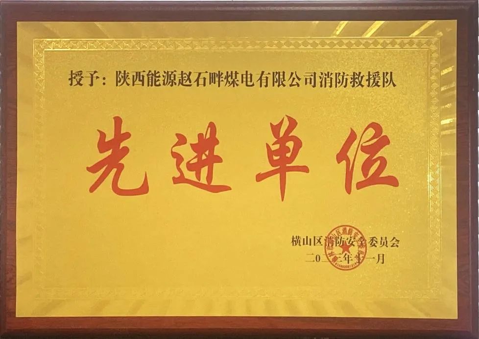 優(yōu)秀！再續(xù)輝煌！陜投集團(tuán)趙石畔煤電消防工作又獲表彰