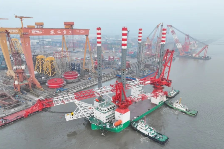 又一海上風電安裝平臺開始試航！