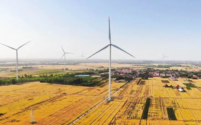 寰泰能源又一風(fēng)電項目落地河北柏鄉(xiāng)，總?cè)萘?0MW