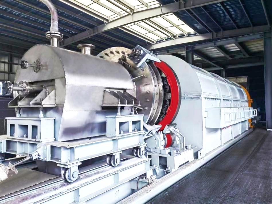 國(guó)內(nèi)首臺(tái)工業(yè)級(jí)硅基負(fù)極材料CVD回轉(zhuǎn)窯正式上線