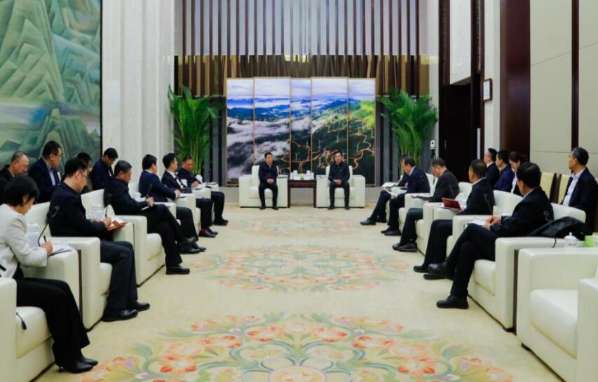 國(guó)家電投黨組書(shū)記、董事長(zhǎng)劉明勝會(huì)見(jiàn)遼寧省委常委、沈陽(yáng)市委書(shū)記王新偉