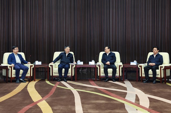 華能集團(tuán)董事長溫樞剛、總經(jīng)理鄧建玲會見寧夏回族自治區(qū)黨委書記梁言順主席張雨浦