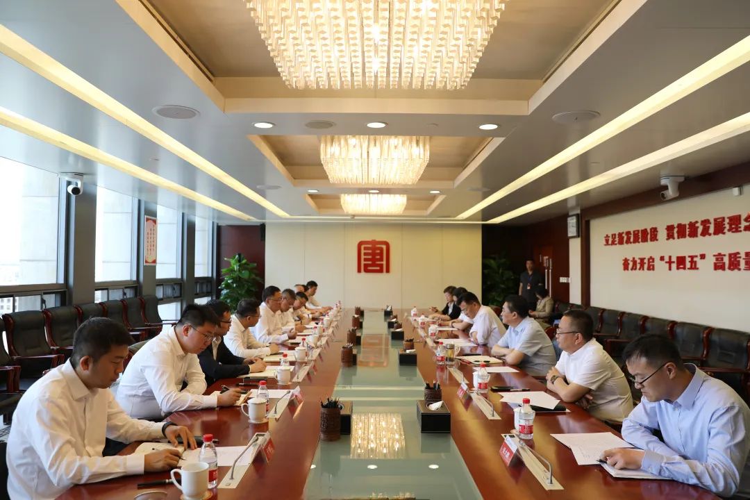 中建一局黨委書記、董事長吳愛國拜會大唐國際黨委書記、董事長王順啟