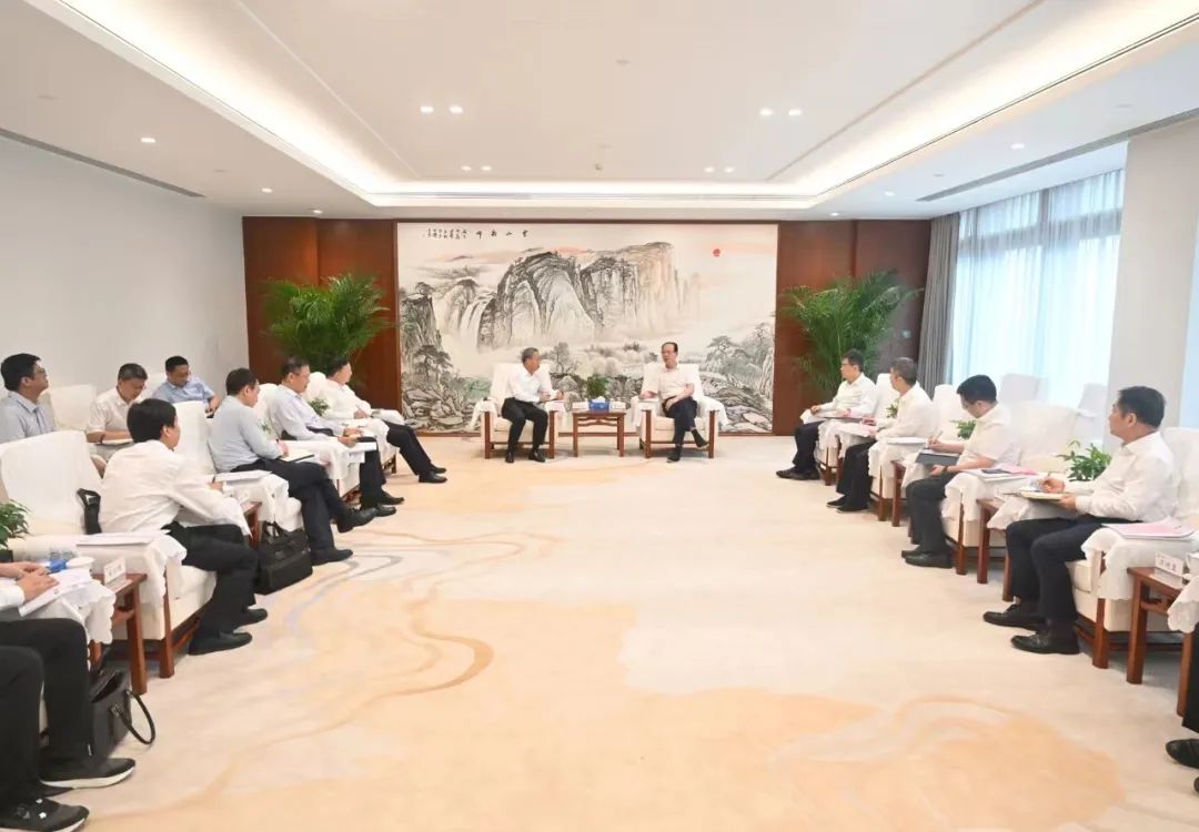 中國電建黨委書記、董事長丁焰章會見南瑞集團(tuán)董事長、黨委書記山社武