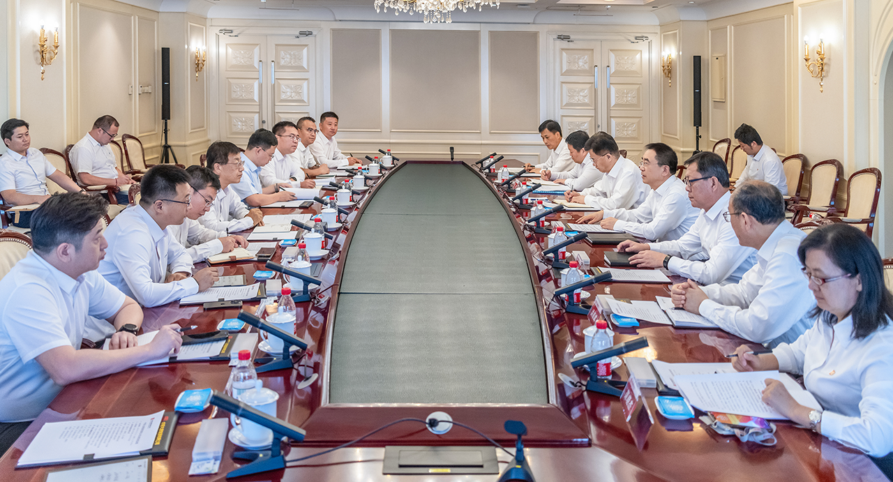 大唐集團(tuán)黨組書記、董事長鄒磊與金風(fēng)科技黨委書記、董事長武鋼會(huì)談