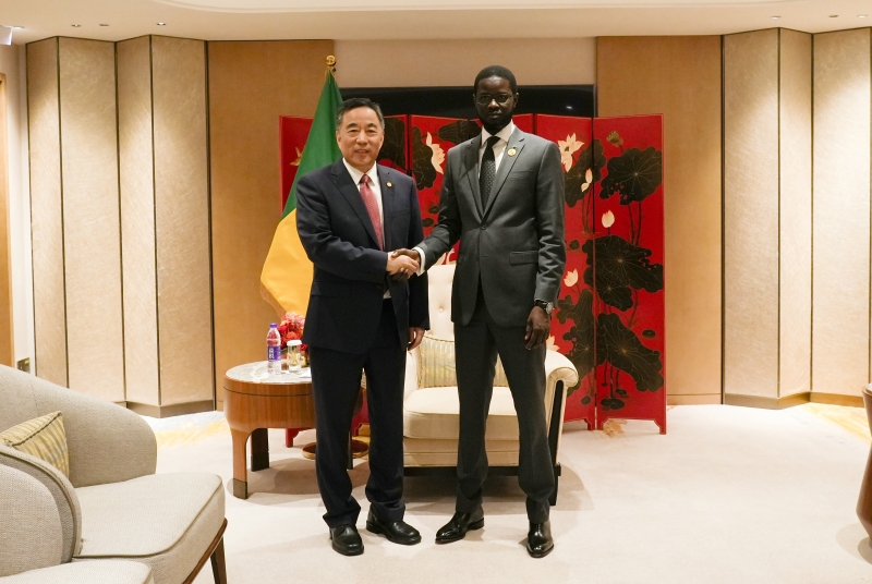 中國能建黨委書記、董事長宋海良拜會塞內(nèi)加爾總統(tǒng)法耶