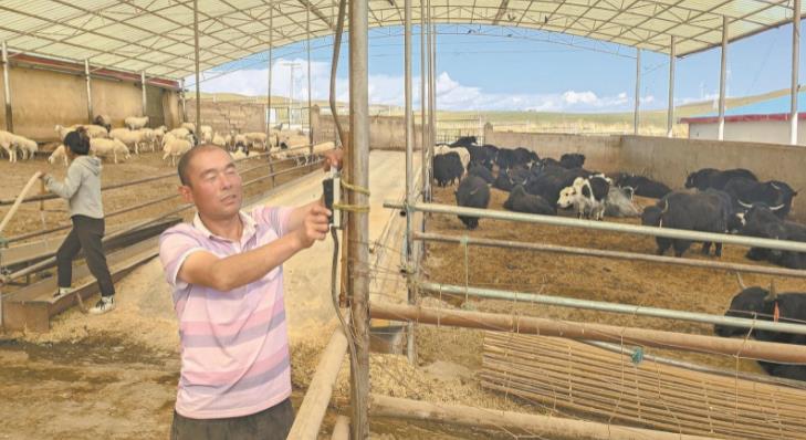 青海央隆鄉(xiāng)：通了大網(wǎng)電，牧民的生活日新月異