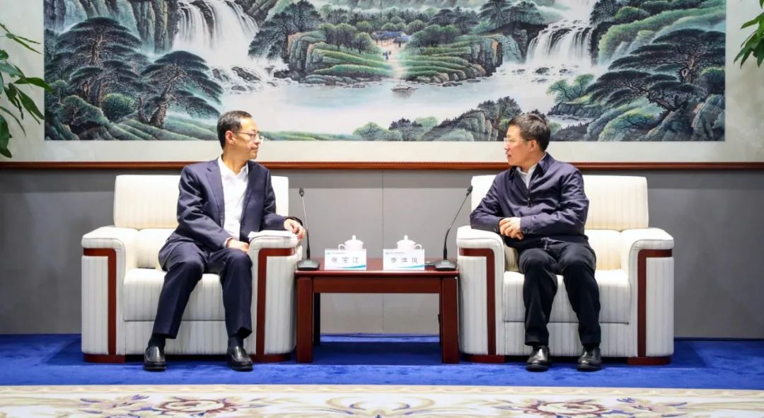 中國電氣裝備黨委書記、董事長李洪鳳會見交通銀行黨委副書記、行長張寶江