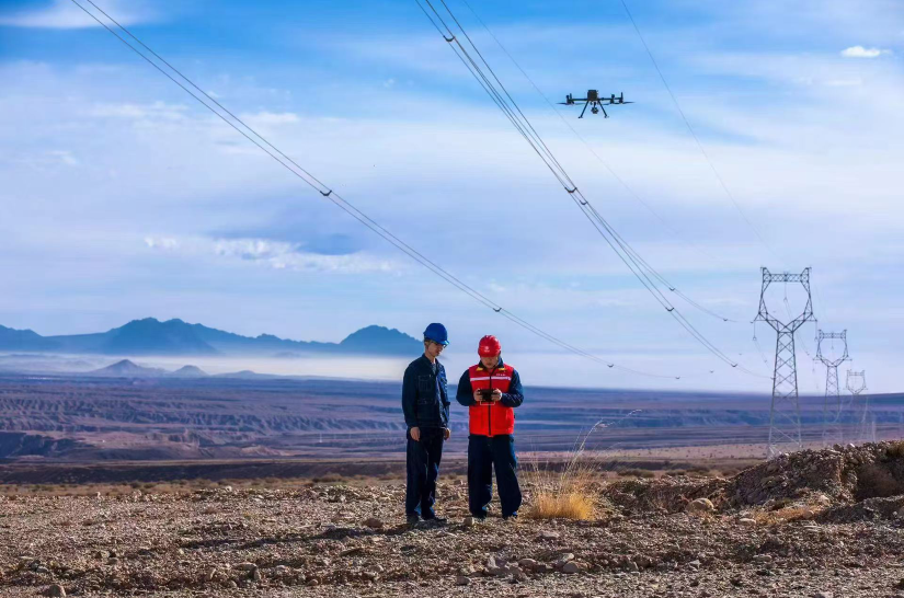 國(guó)網(wǎng)克州供電公司電力北斗賦能輸電無人機(jī)自主巡檢規(guī)?;瘧?yīng)用