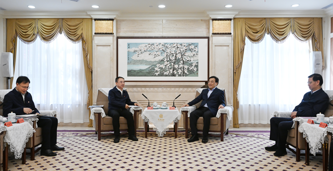 大唐集團董事長鄒磊、總經(jīng)理張傳江拜會江蘇省委書記信長星、省長許昆林