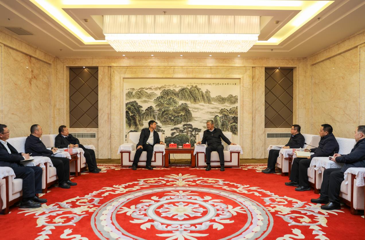 大唐甘肅公司黨委書記、董事長王建偉拜會隴南市委書記張柯兵、市長劉永革