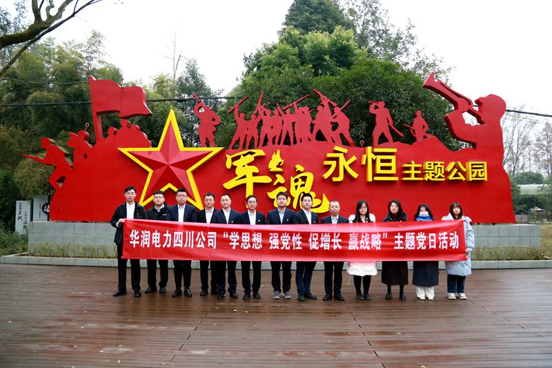 華潤電力四川公司聯(lián)合華潤集團在川企業(yè)開展“學思想、強黨性、促增長、贏戰(zhàn)略”主題黨日活動