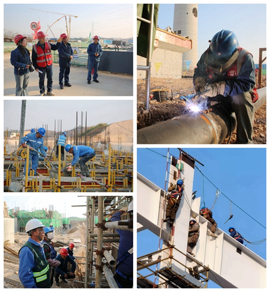 尋找“最美建設(shè)者”！陜煤石電開展工地?cái)z影主題黨日活動(dòng)