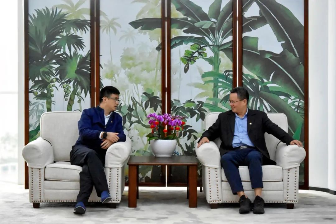 國電投海南公司黨委副書記、總經(jīng)理劉波濤拜訪大唐海南公司黨委書記、董事長王俊啟