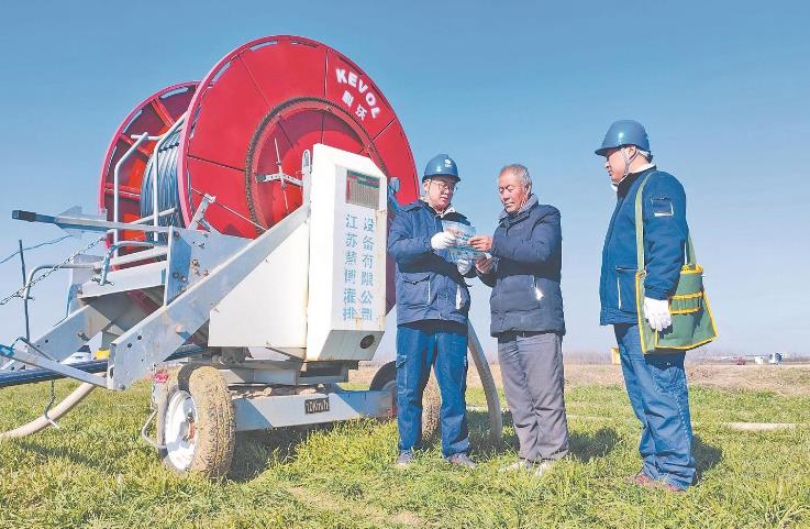 國(guó)網(wǎng)河南電力高標(biāo)準(zhǔn)農(nóng)田連片 機(jī)井電通水足