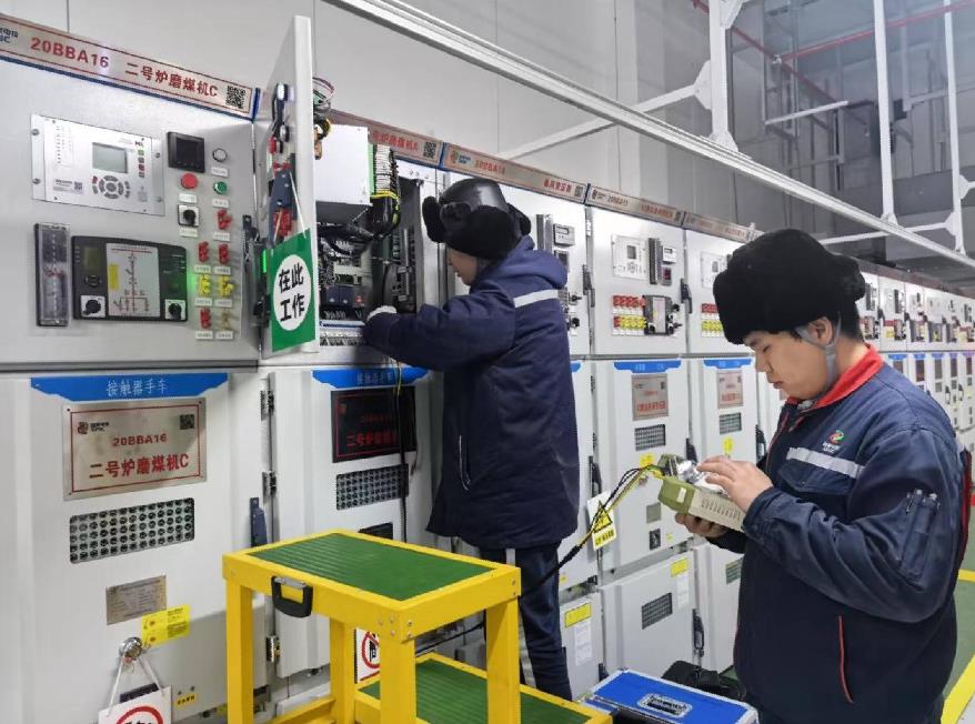 凝心聚力 共筑安全基石 白音華坑口發(fā)電繼電保護班組C級檢修紀(jì)實