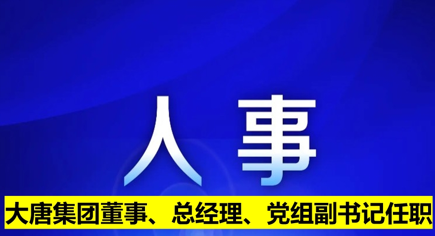 大唐集團(tuán)董事、總經(jīng)理、黨組副書記任職